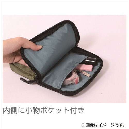 マルチホルダートップファスナーS(カーキ)×3