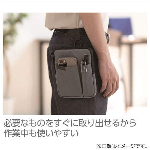 マルチホルダートップファスナーS(ブルグレー)×3