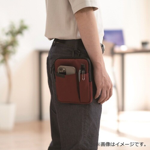 マルチホルダートップファスナーS(ボルドー)×3