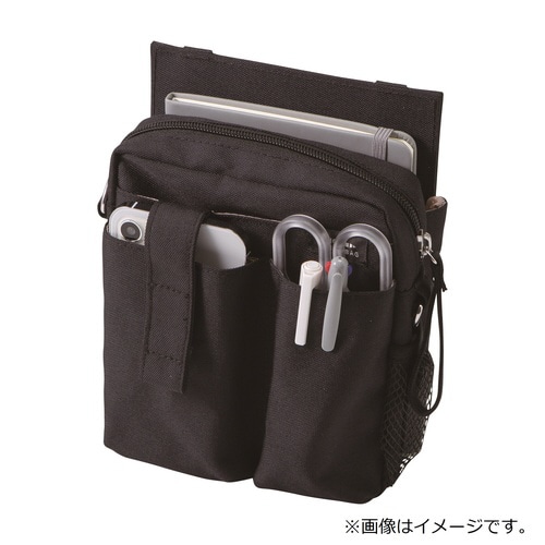 文具エプロンバッグ ホルダー(ブラック)×2
