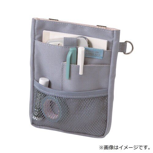 文具エプロンバッグ ミニ(ブルー)×2