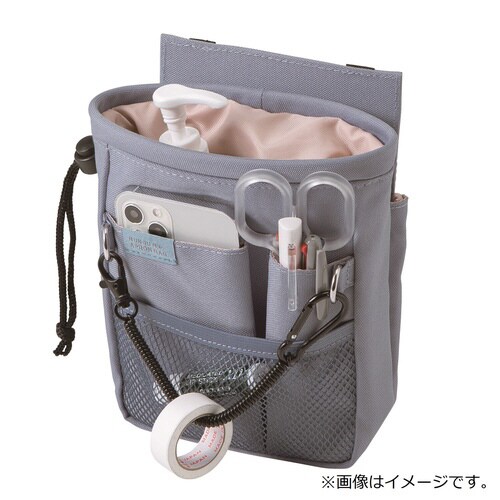 文具エプロンバッグ 巾着(ブルー)×2