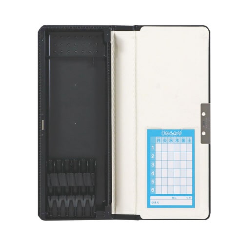 合皮筆入(ブラック)×5