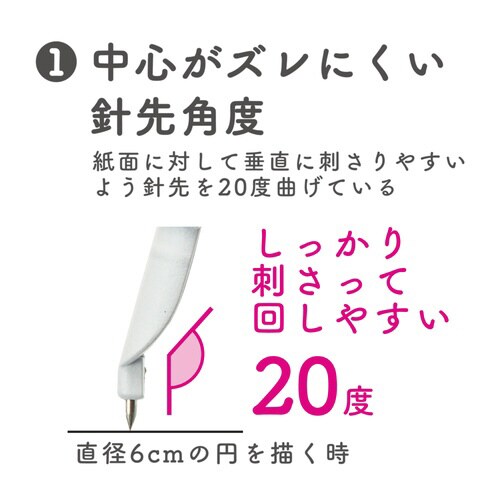 スリミーコンパス(ホワイト)×5