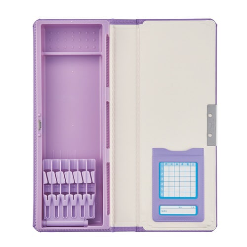 「クラリーノR」製筆入(パープル)×5