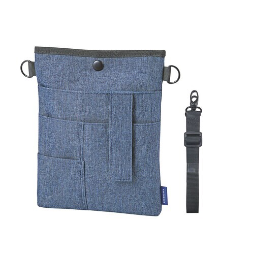 薄型ワークポーチ(ネイビー)×2