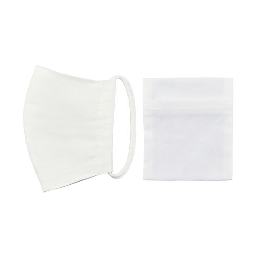 鼻水キャッチとマスクケース(白)×10