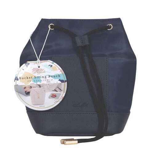 バケットストリングポーチ(ラピスネイビー)×2