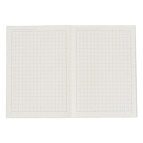 自由学習帳(5mm方眼)(ブラック)×10