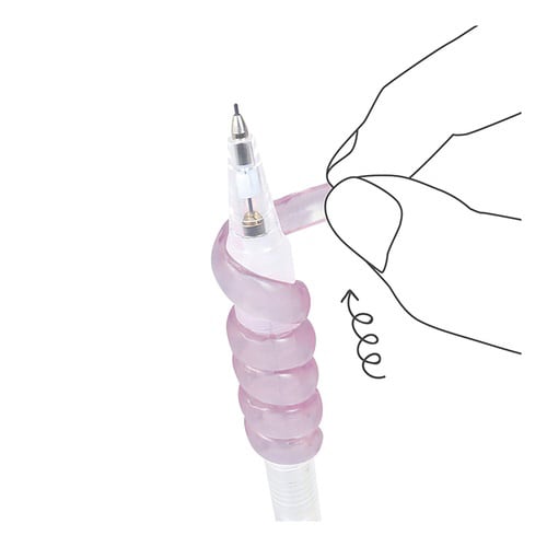 プニュスパイラル・モーヴピンク×5