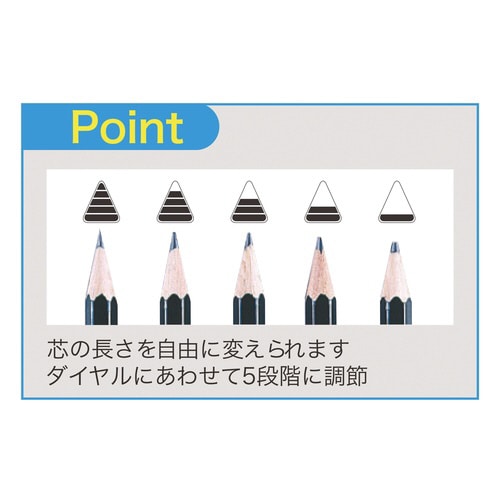 鉛筆削りケズール(ブラック)×5