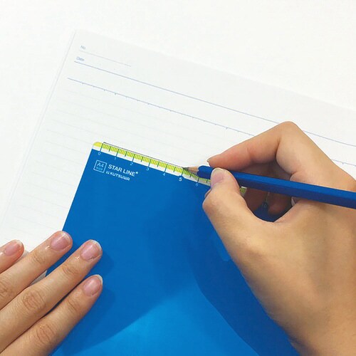 B5学校下じき(ブルー)×10