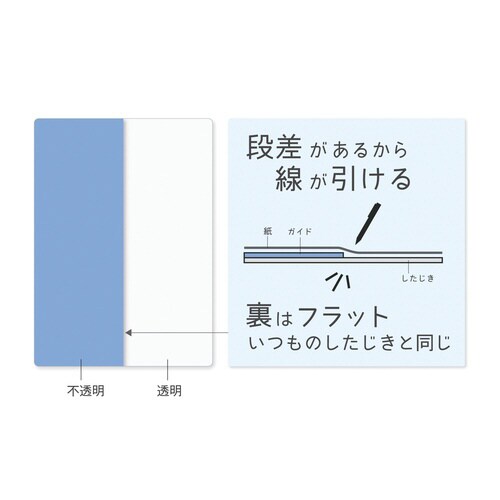 わけありしたじき2分割・ブルー×10