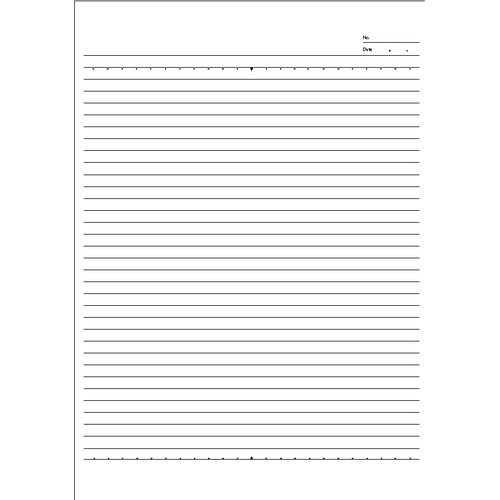 A4クラフトノート A罫×10