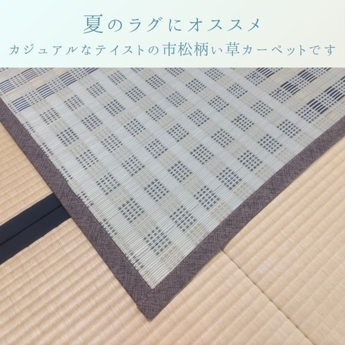 い草ラグ ピース GN 191×286