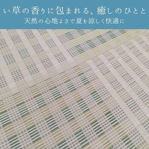 い草ラグ ピース GN 191×286