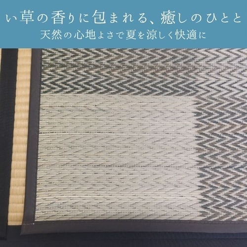 い草ラグ DXモンド BR 261×261cm