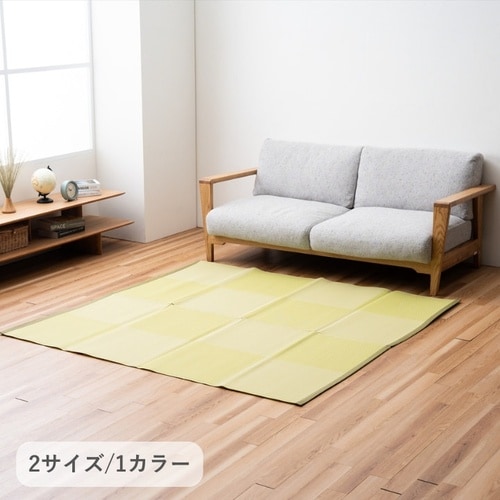 洗えるラグ ラフテル GN 174×174cm