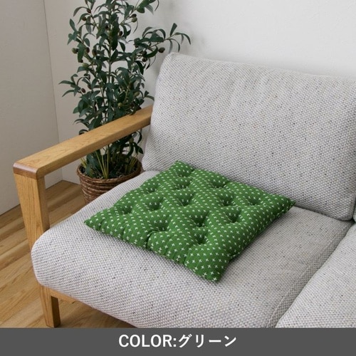 座布団 詩織 GN 45×45cm