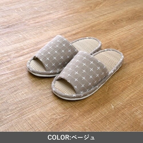 雑貨 ルームシューズ 詩織 BR Lサイズ