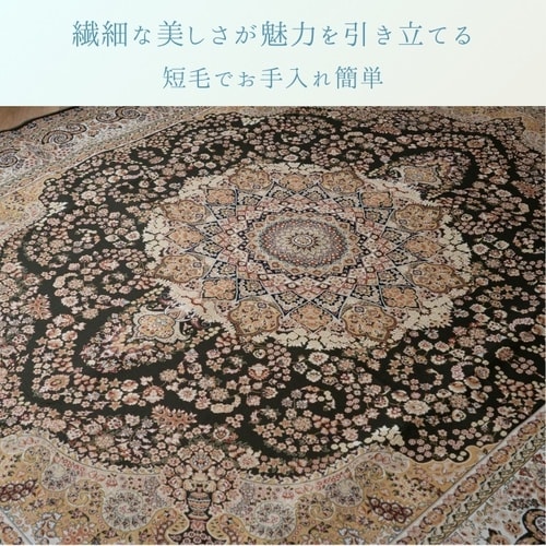 短毛ラグ リーベル GN 140×200cm