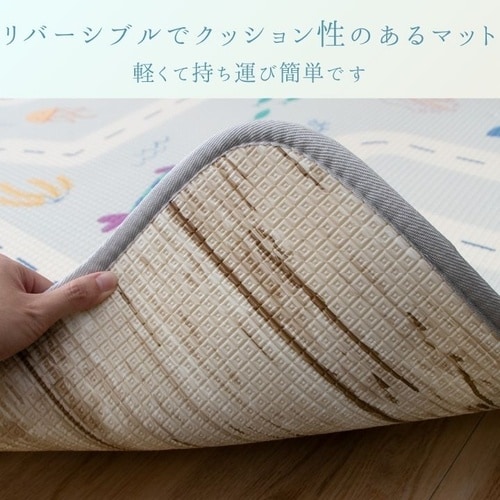 キッズカーペット BD地図 100×150cm