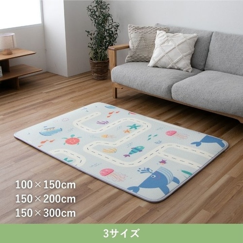 キッズカーペット BD地図 150×300cm