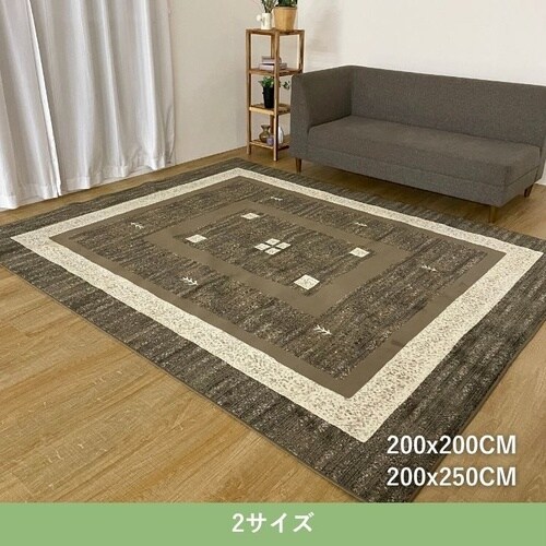 年間ラグ ディエゴ BR 200×200cm