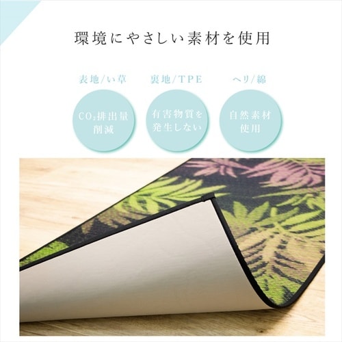 ヨガマット ボタニカル BK 66×185cm