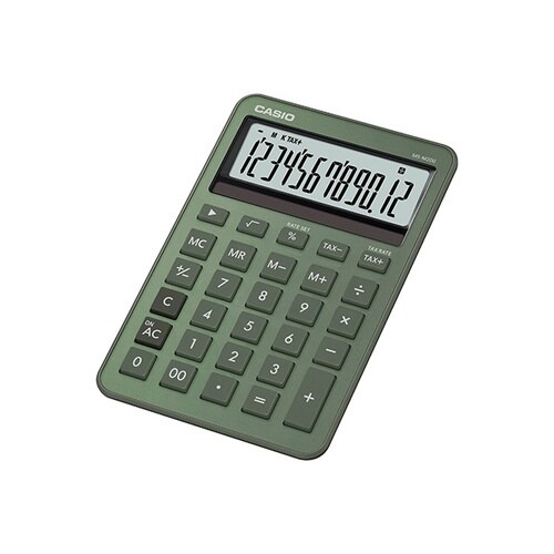 カシオ スタイリッシュ電卓 ミニジャスト グリーン