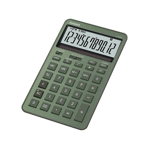 カシオ スタイリッシュ電卓 ジャスト型 グリーン