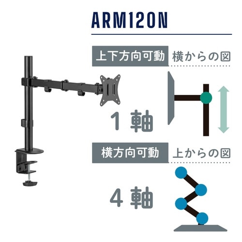 モニターアーム(1面4軸タイプ)N