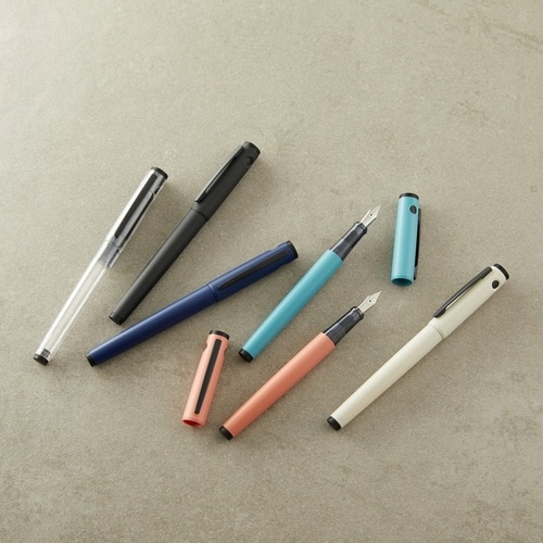 万年筆 ライティブ マットブラック 細字×5