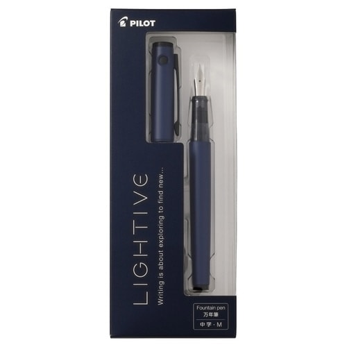 万年筆 ライティブ ネイビー 中字×5