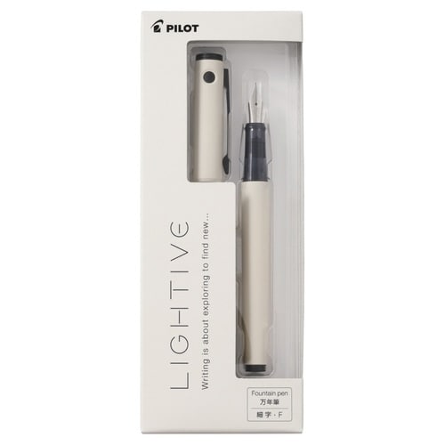 万年筆 ライティブ オフホワイト 細字×5