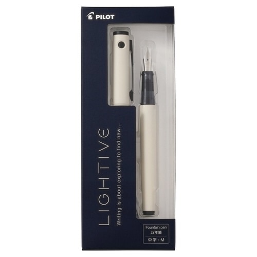 万年筆 ライティブ オフホワイト 中字×5