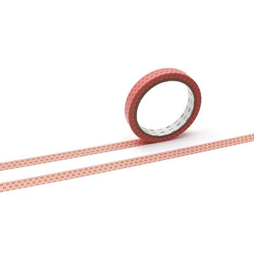 mtラージコア麻の葉・朱赤強粘着×15