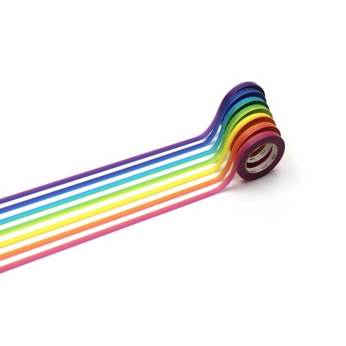 mtレインボーテープ×5
