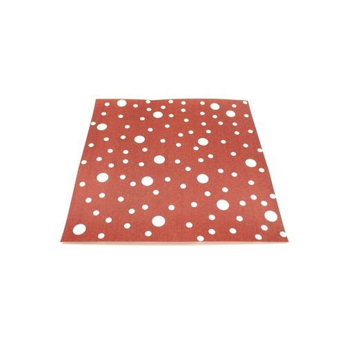 mtリメイクシートスクエア霰小紋・赤銅色×20