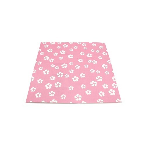 リメイクシートスクエアねじり梅・紅梅色×20