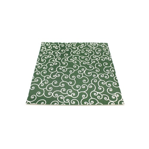 mtリメイクシートスクエア唐草文様・深緑×20