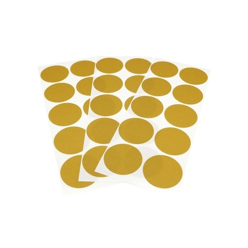 丸シールシート30マットマスタード×10