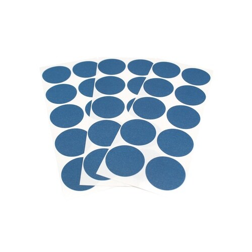 丸シールシート30マットダックブルー×10
