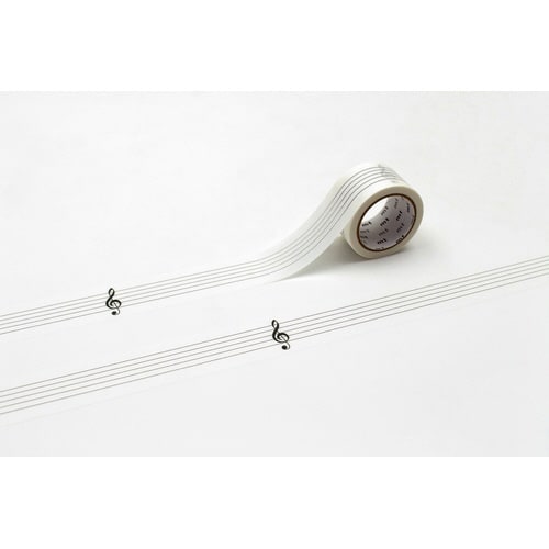 mt書く描く五線譜・ト音記号×15