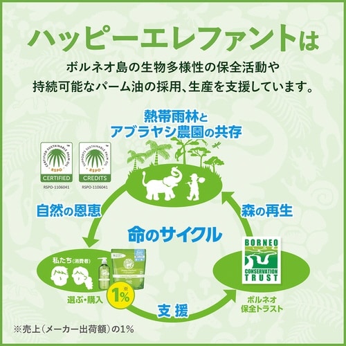 ハッピーエレファント 泡マルチクリーナー 詰替用