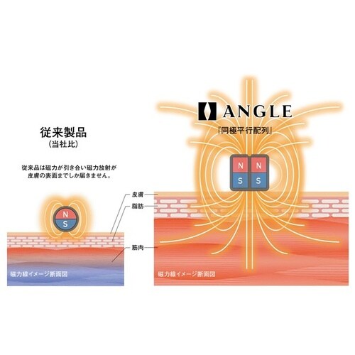 磁気ネックレス アングル e.モデル02 カラー: