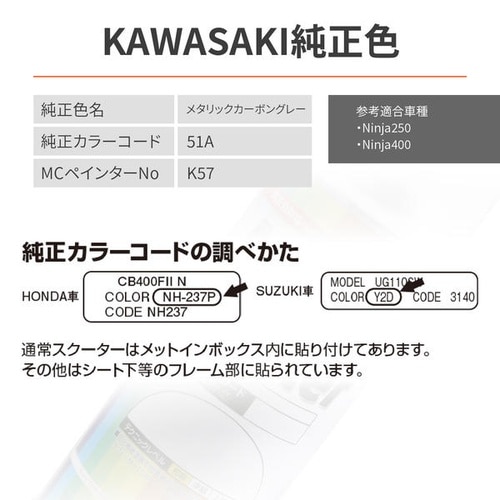 MCペインター 【K57】 メタリックカーボングレ