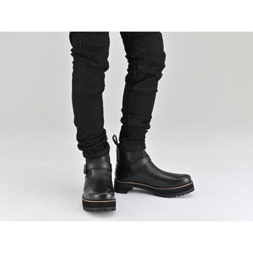 HBS−008+ サイドゴアブーツ カラー:ブラッ