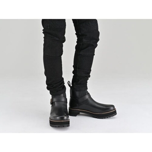 HBS−008+ サイドゴアブーツ カラー:ブラッ