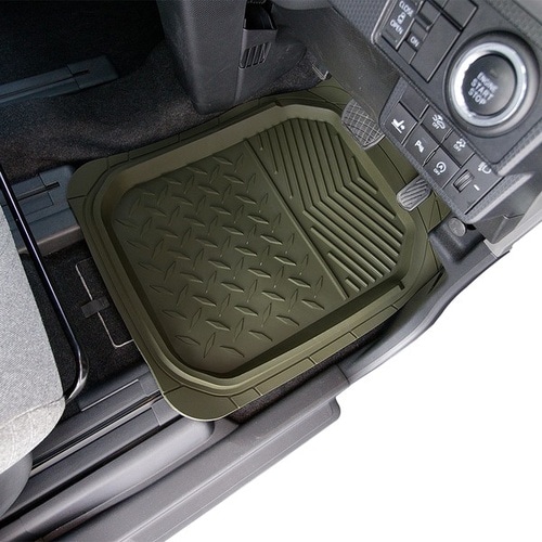 オフロードフロアマット(前席用M)カラー:オリーブ